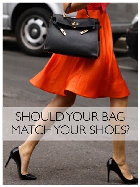 should your purse match shoes